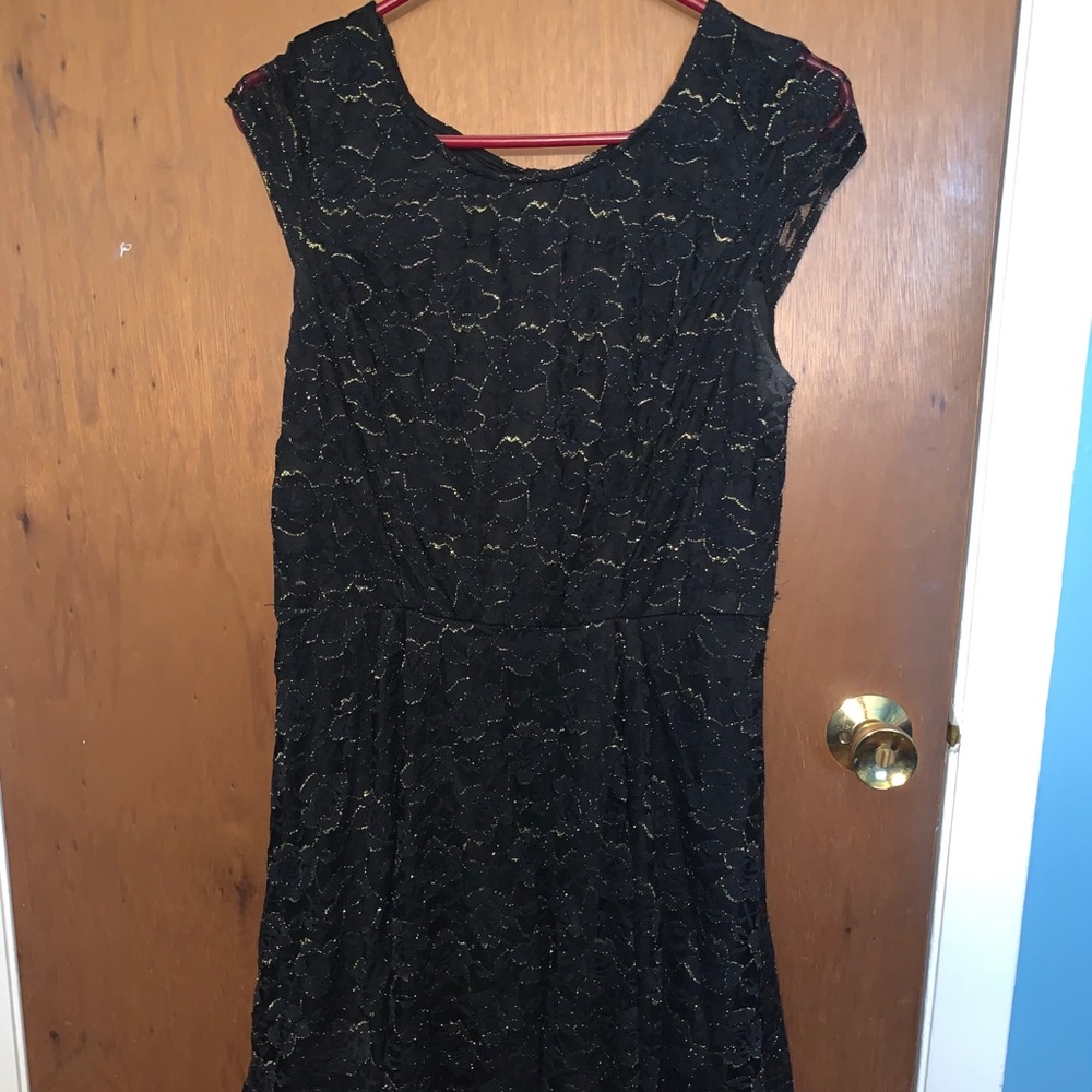 Junior girls black dress